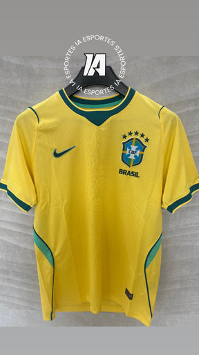 Camisa Brasil Home 26/27 Nike Torcedor Masculina - Amarela - Pronta Entrega