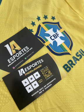 Camisa Brasil Home 26/27 Nike Jogador Masculina - ARTE NEYMAR - Pronta Entrega (SÓ ESCOLHER NOME)