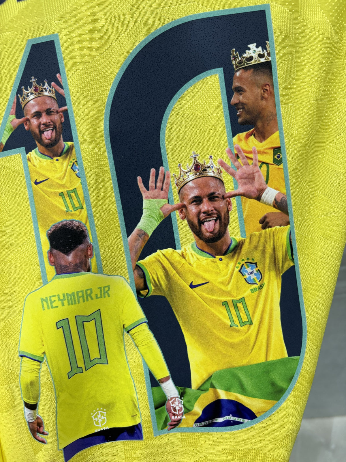 Camisa Brasil Home 26/27 Nike Jogador Masculina - ARTE NEYMAR - Pronta Entrega (SÓ ESCOLHER NOME)
