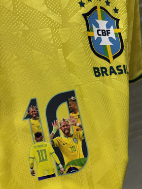 Camisa Brasil Home 26/27 Nike Jogador Masculina - ARTE NEYMAR - Pronta Entrega (SÓ ESCOLHER NOME)