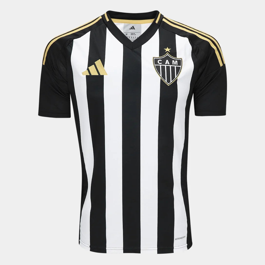 Camisa Atlético Mineiro I 25/26 Torcedor Adidas Masculina - Preto - Pronta Entrega