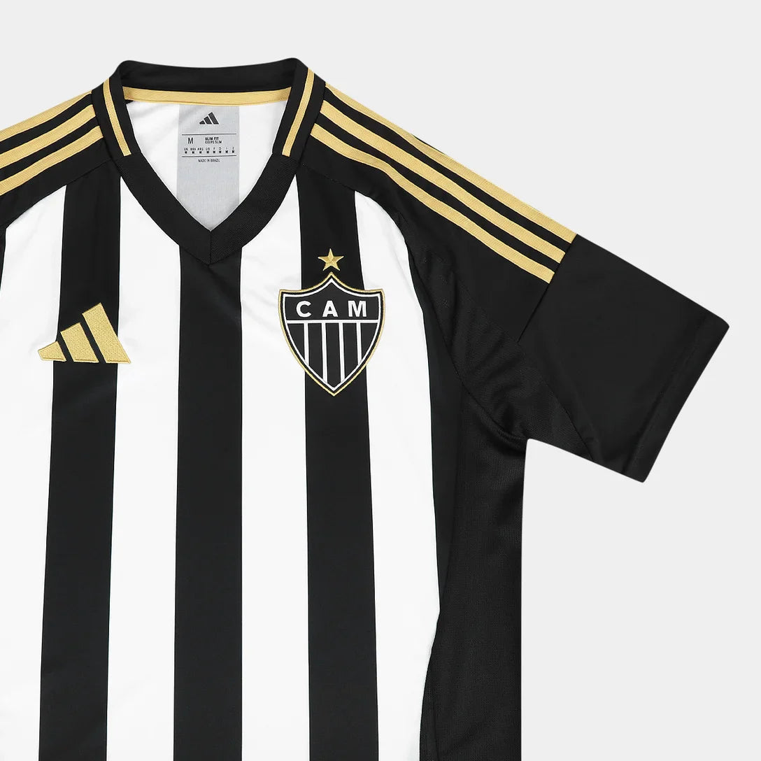 Camisa Atlético Mineiro I 25/26 Torcedor Adidas Masculina - Preto - Pronta Entrega