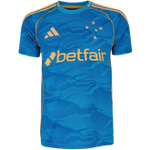Camisa Cruzeiro III 25/26 Torcedor Adidas Masculina - Azul - Pronta Entrega