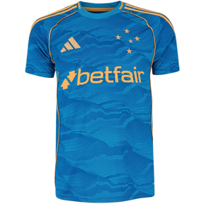 Camisa Cruzeiro III 25/26 Torcedor Adidas Masculina - Azul - Pronta Entrega