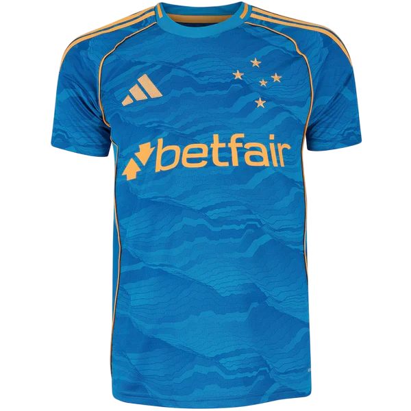 Camisa Cruzeiro III 25/26 Torcedor Adidas Masculina - Azul - Pronta Entrega