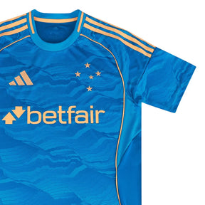 Camisa Cruzeiro III 25/26 Torcedor Adidas Masculina - Azul - Pronta Entrega