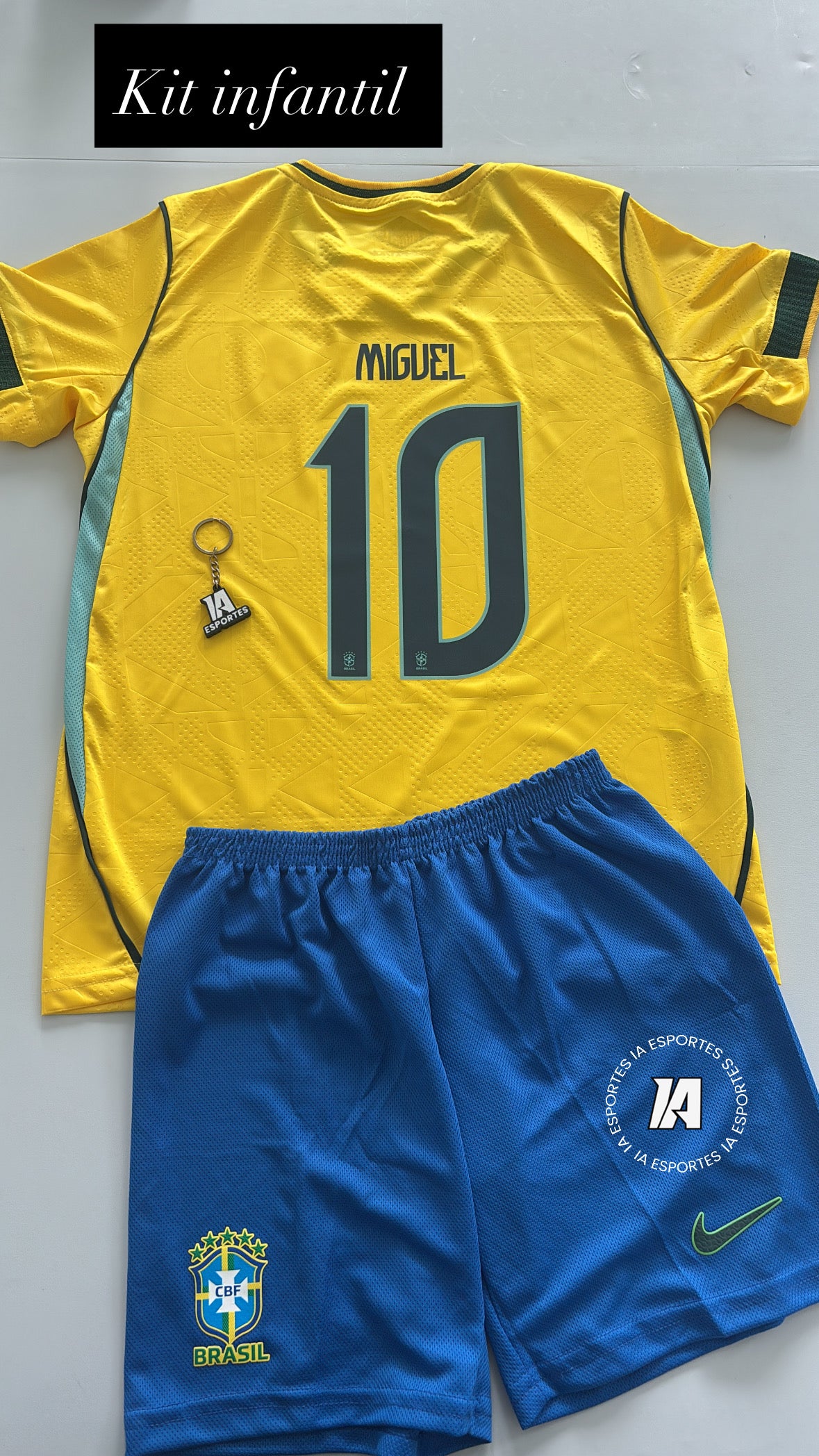 Kit Infantil Brasil 2026 - Pronta Entrega