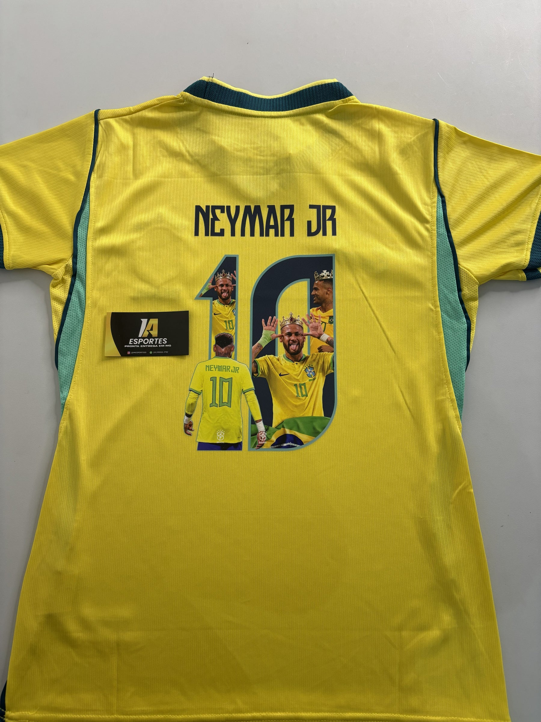 Camisa Brasil Home 26/27 Nike FEMININA - ARTE NEYMAR - Pronta Entrega (SÓ ESCOLHER NOME)