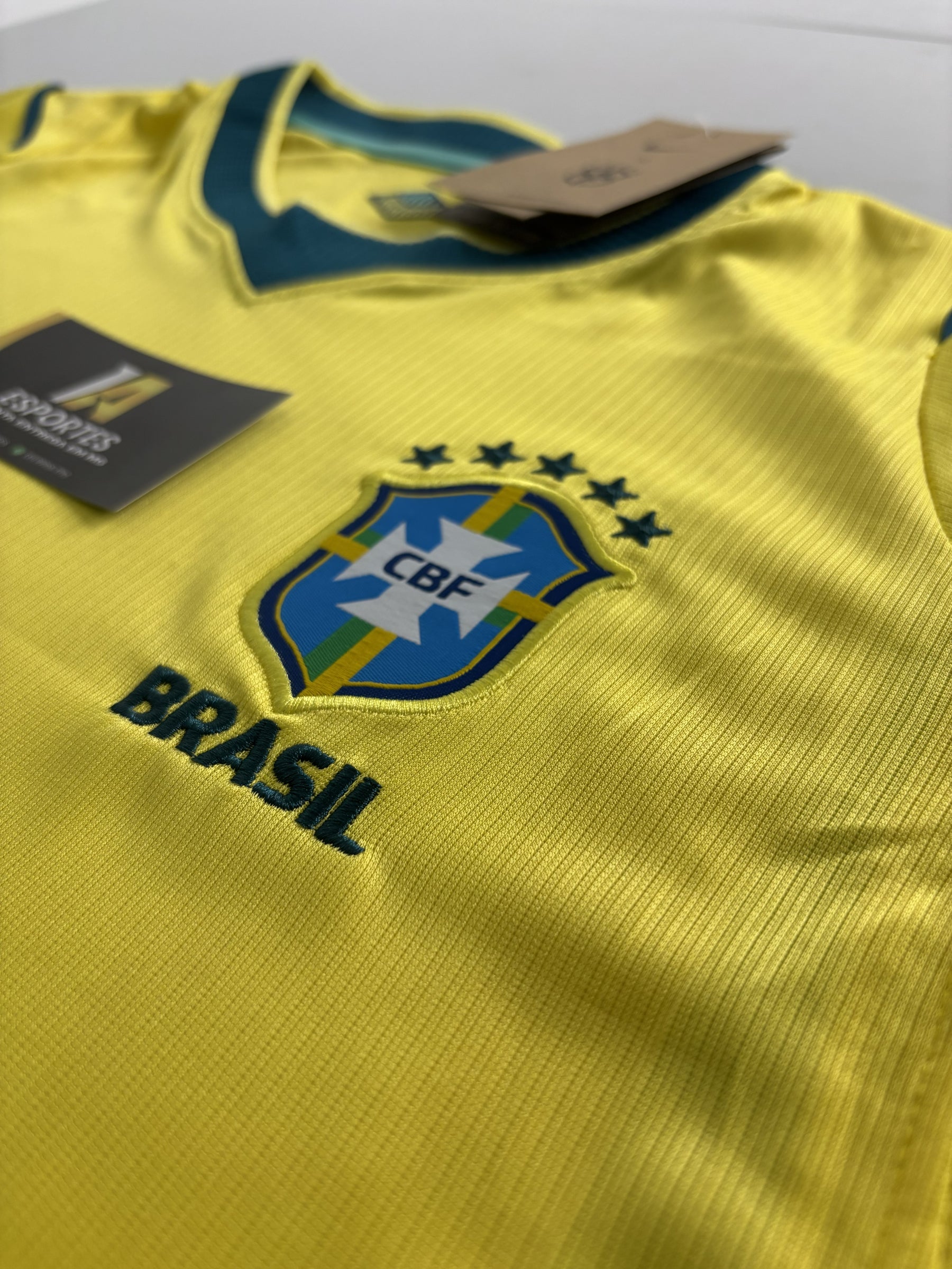 Camisa Brasil Home 26/27 Nike FEMININA - ARTE NEYMAR - Pronta Entrega (SÓ ESCOLHER NOME)