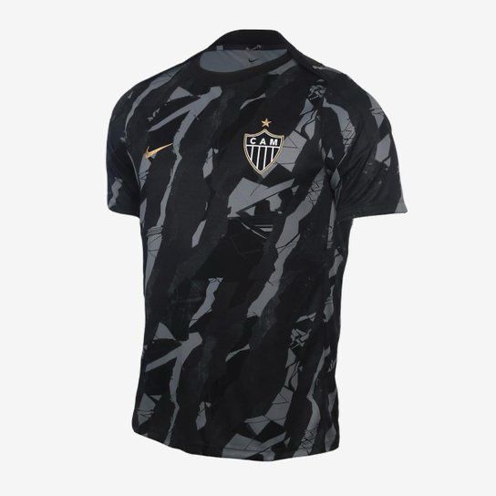 Camisa Atlético Mineiro Pré Jogo 2026 Masculina - Preto - Pronta Entrega