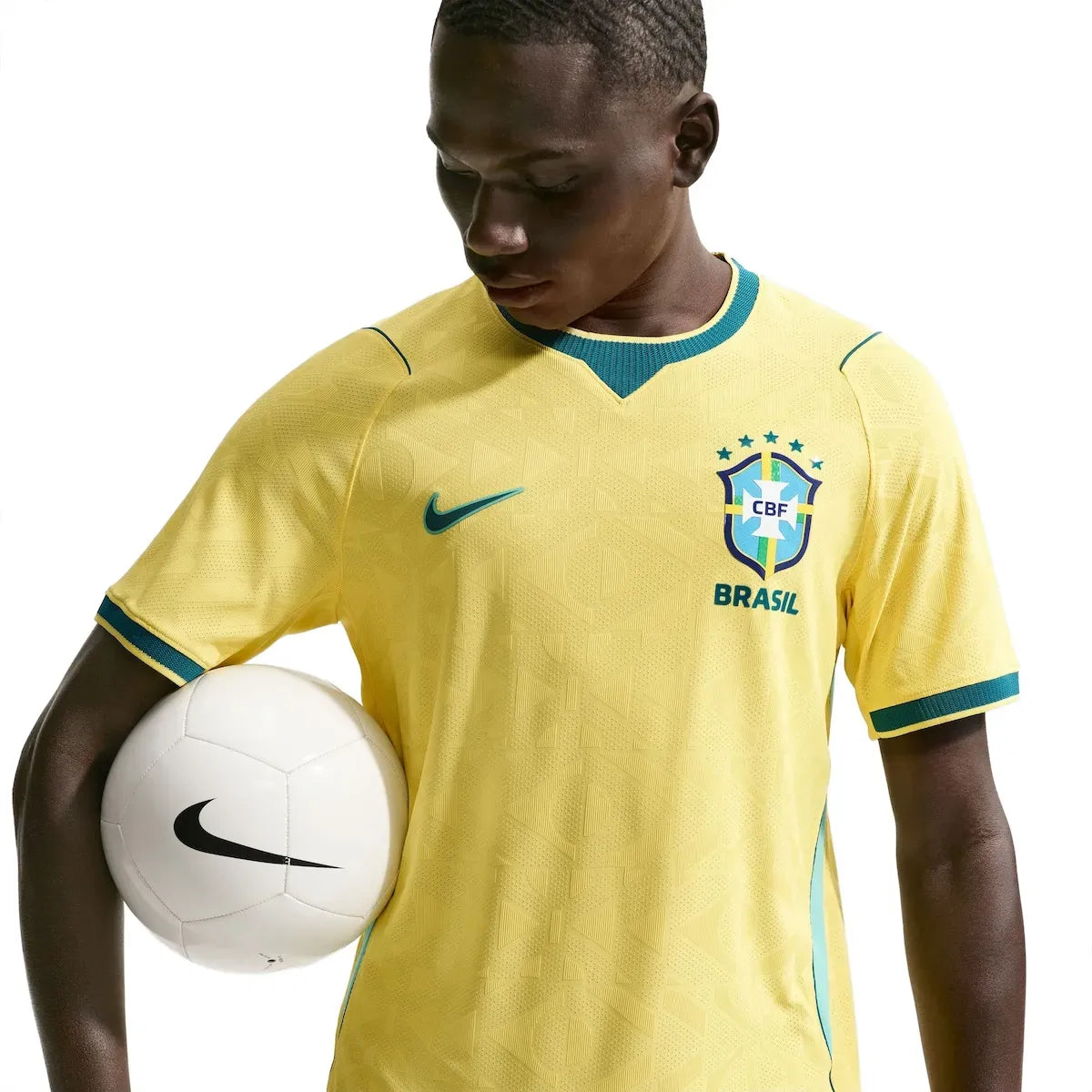 Camisa Brasil Home 26/27 Nike Jogador Masculina - Amarela - Pronta Entrega